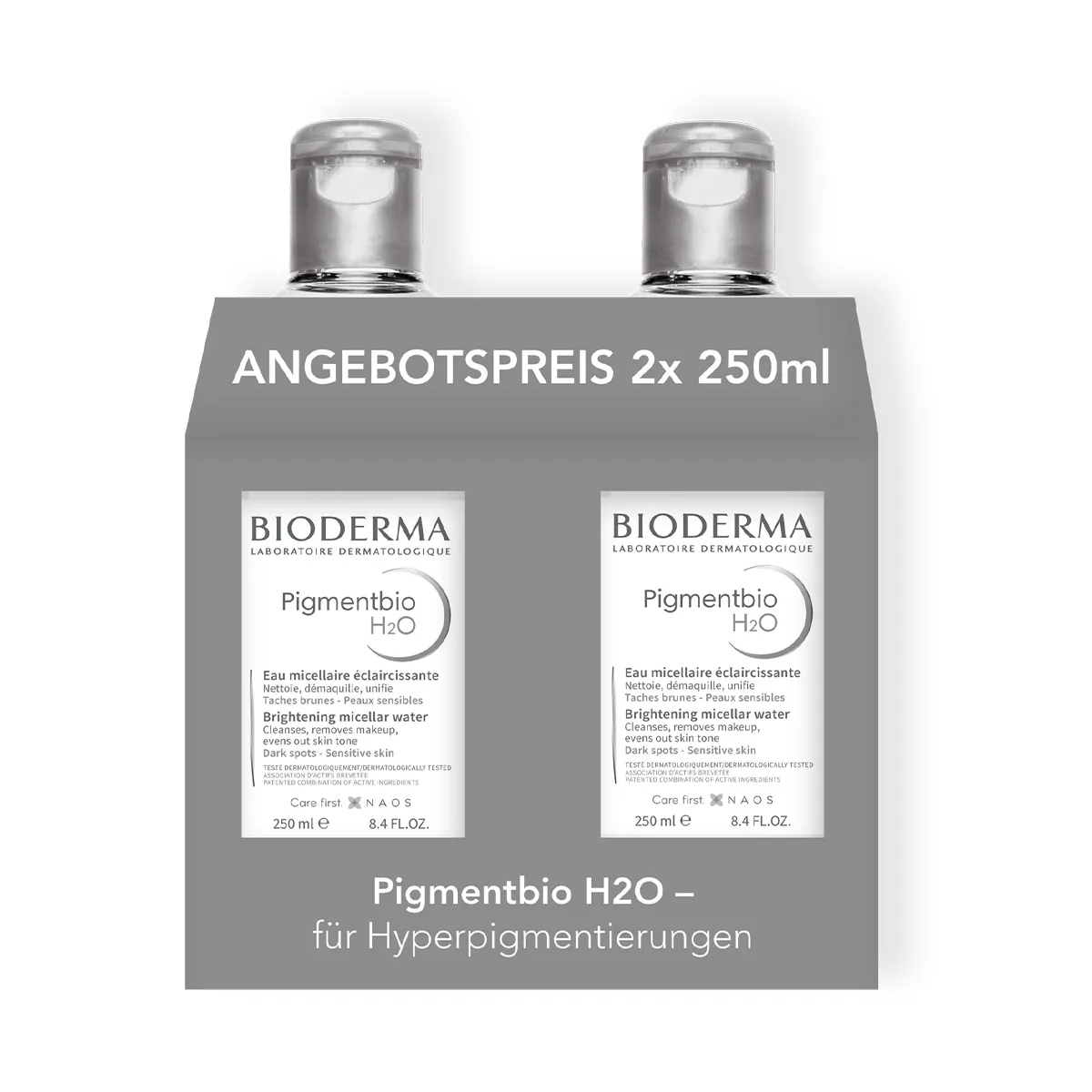 BIODERMA PIGMENTBIO H2O MIZELLENWASSER DUO