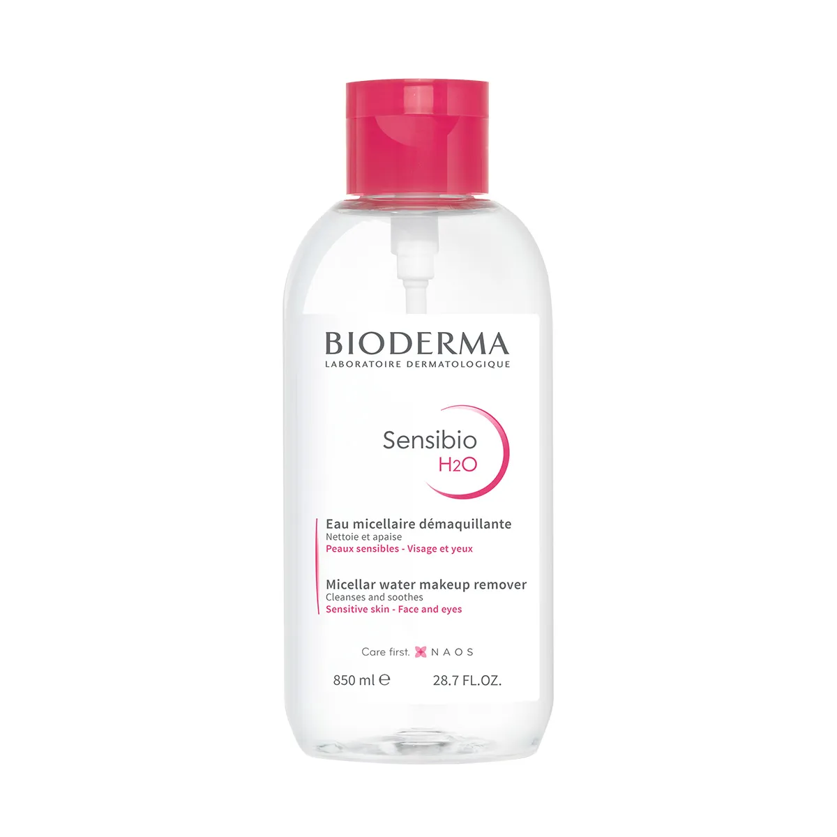 BIODERMA SENSIBIO H2O MIZELLENWASSER 850 ML PUMP